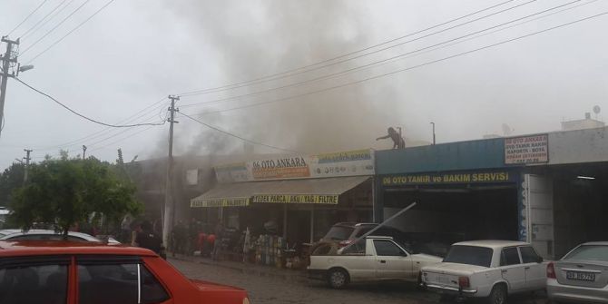 Kuşadası Sanayi Sitesi’nde Yangın