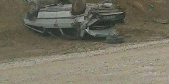 Gediz Trafik Kazası: 1 Yaralı