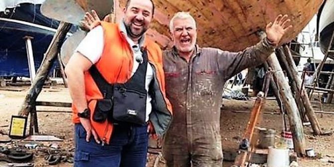 Ünlü Komedyen Ata Demirer Tekne Onarımına Da El Attı