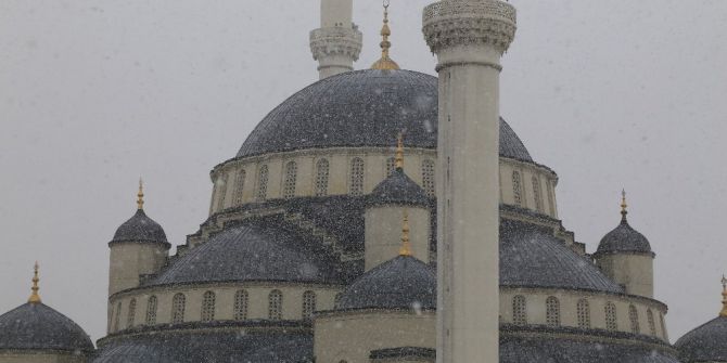 Başkente Nisan Ayında Kar Sürprizi