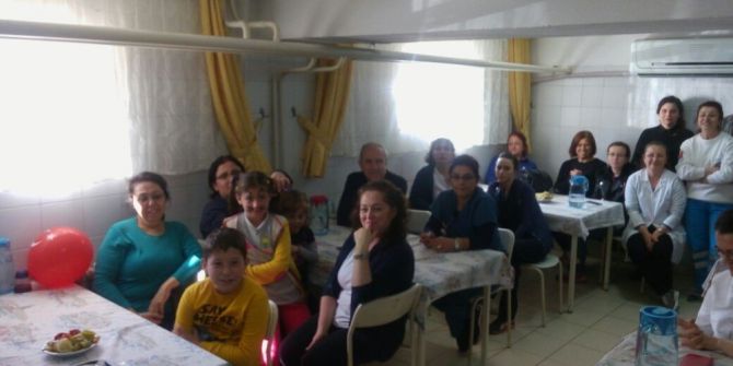 Lapseki Devlet Hastanesinde 23 Nisan Sevinci