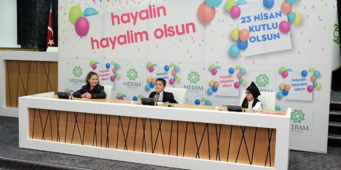 Meram Belediye Meclisini Çocuklar Yönetti