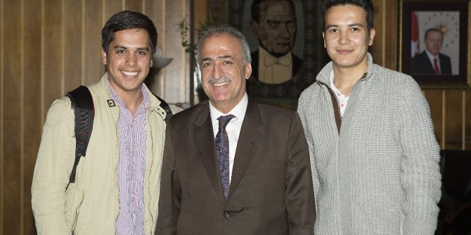 Erzurum Uluslararası Öğrenci Derneği’nden Rektör Çomaklı’ya Ziyaret