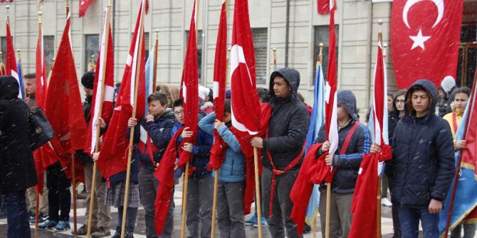 Karlar Altında 23 Nisan Kutlaması