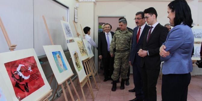 Çocuklardan, ’Vatan Sevgisi’ Resim Sergisi