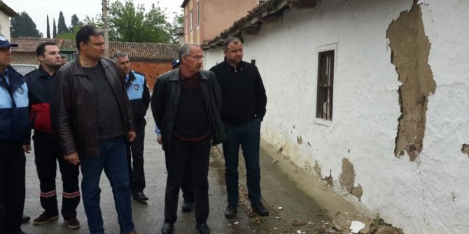 Manisa Büyükşehir’den Deprem Sonrası Saruhanlı’da Hasar Tespiti