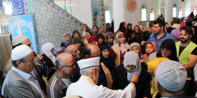 Kumluca’da Sakal-ı Şerif’e Yoğun Ziyaret