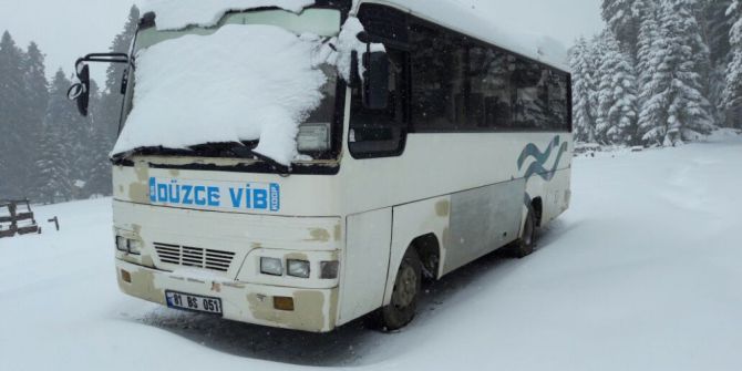 Kamp İçin Çıktıkları Yaylada Mahsur Kaldılar