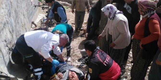 Ayağını Çapa Motoruna Kaptırdı