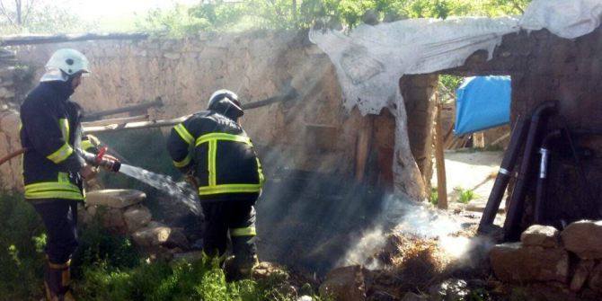 Odunluk Yangını Paniğe Neden Oldu