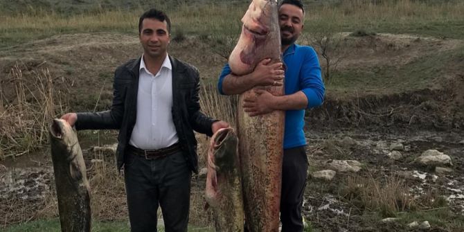 Boyundan Büyük Balık Yakaladı