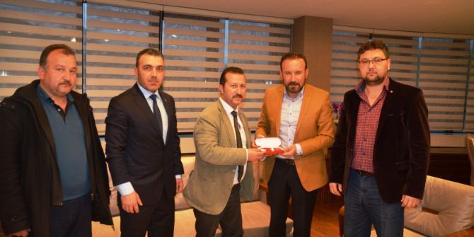 Ülkücü İşçiler Derneğinden Başkan Doğan’a Ziyaret