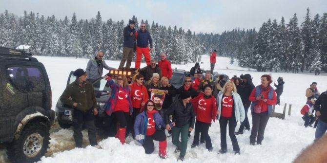 Offroadçılar Turistlere Yaylaları Gezdirdiler