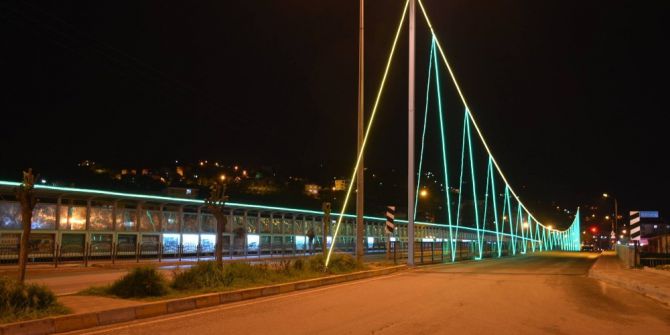 Görele Köprüsü Işıklandırıldı