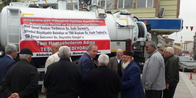 Tbb’den Sungurlu Belediyesi’ne Vidanjör