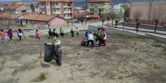 Miniklerden Fidanlara Bahar Bakımı