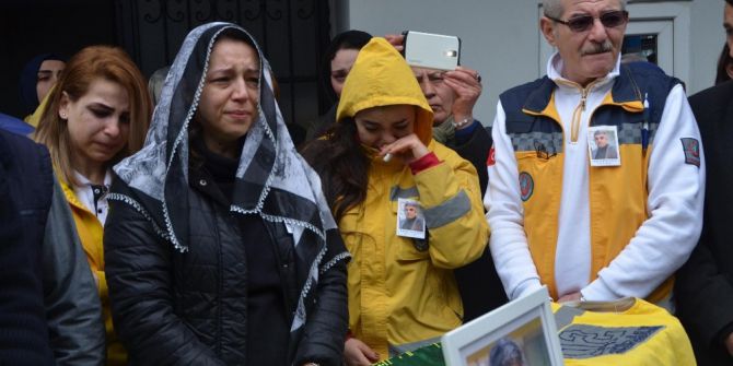 112 Personeline Mesai Arkadaşlarından Son Görev