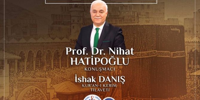 Nihat Hatipoğlu, Erzincan’a Geliyor