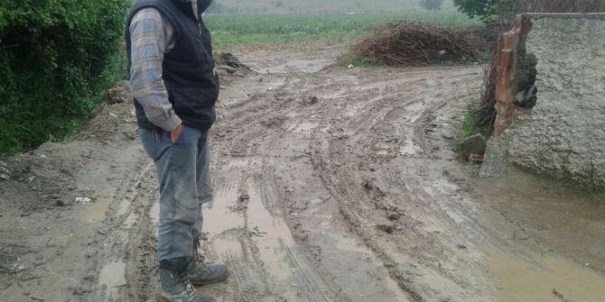 Kaymakçı Yağmur Sonrası Çamur Deryasına Döndü