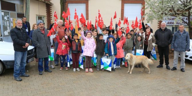 Odunpazarı’ndan Türkmentokat Çocuklarına 23 Nisan Hediyesi
