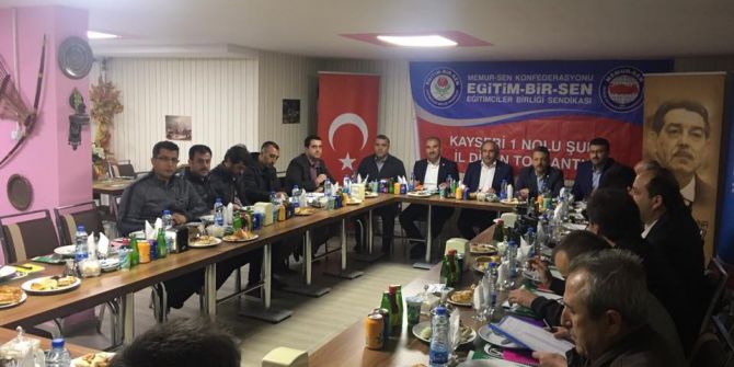 Eğitim Bir-sen 1 No’lu Şube Başkanı Aydın Kalkan: