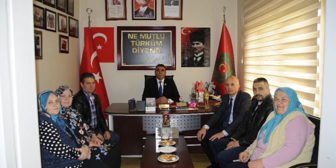 Mumcu’dan Türkiye Harp Malulü Gaziler Şehit Dul Ve Yetimleri Derneği Ziyareti