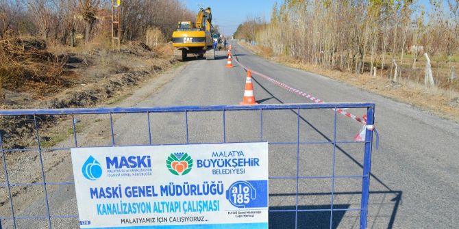 11 Mahallenin Kanalizasyon Altyapısı Yenilendi