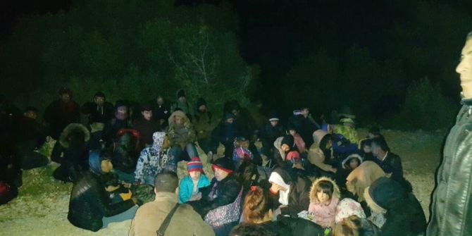İzmir’den Yurt Dışına Kaçmaya Çalışan 113 Göçmen Yakalandı