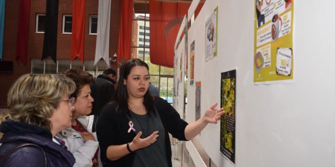 "Kanserin Mikro Dünyasına Yolculuk" Sergilendi