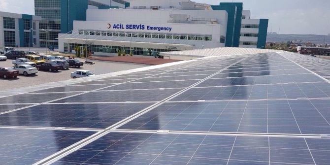Kepez Devlet Hastanesinin Elektriği Güneşten Üretiliyor