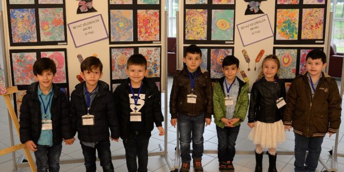 Miniklerin Ebru Sergisi Göz Kamaştırdı