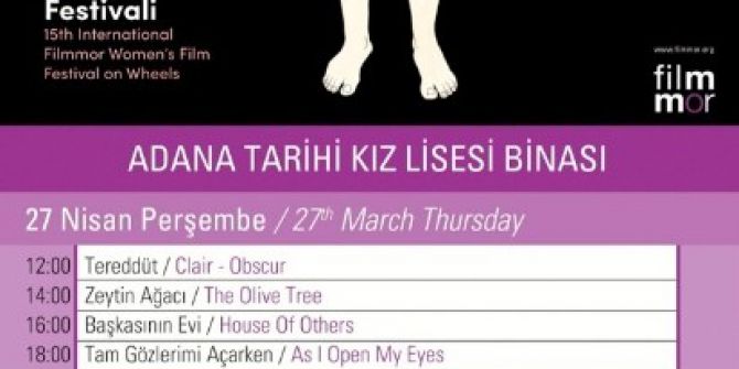 15. Uluslararası Gezici Filmmor Kadın Filmleri Festivali Adana Ve Mersin’de