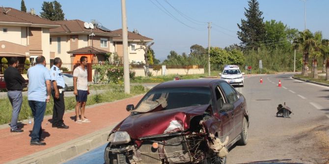 Manavgat’ta Trafik Kazası: 1 Yaralı