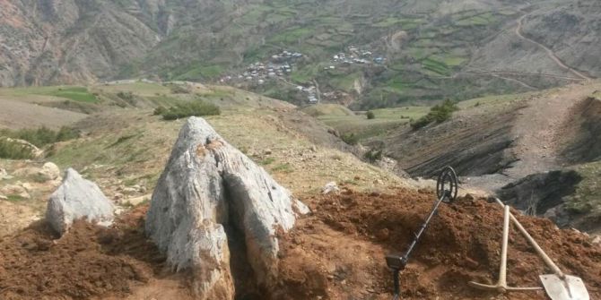 Bingöl’de Kaçak Define Arayan 5 Kişi Yakalandı