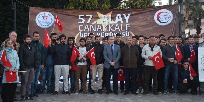 İzmirliler 57’nci Alay Şehitlerini Unutmadı