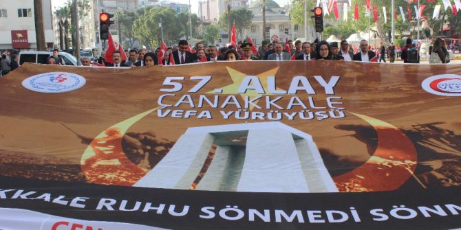 Denizli’de “57’inci Alay’a Vefa Yürüyüşü”