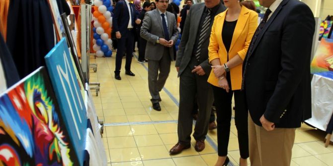 Tekden Koleji Öğrencileri Eserlerini Sergiledi