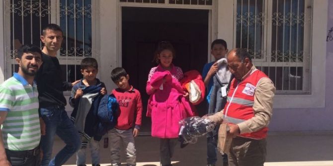 Kızılay’dan Öğrencilere Kıyafet Yardımı