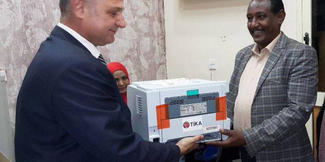 Tika’dan Hartum Bahri Kaymakamlığına Donanım Desteği