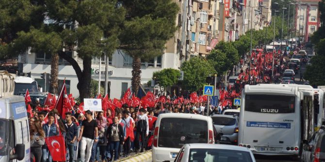 Aydın’da Binler 57. Alay Şehitleri İçin Yürüdü