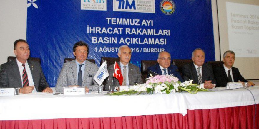 Tim, İhracat Verilerini Burdur’da Açıkladı