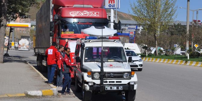 Kızılaydan Halep’e Yardım Malzemesi
