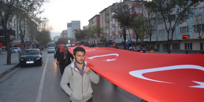 Niğde’de ‘57. Alay Çanakkale Vefa Yürüyüşü’ Yapıldı