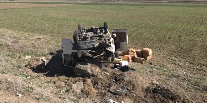 Horasan’da Trafik Kazası: 1 Yaralı