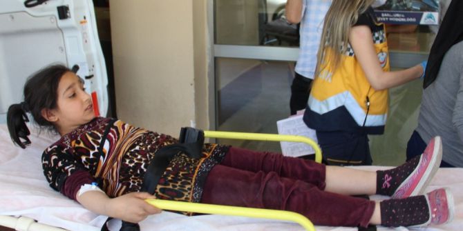 Motosikletin Çarptığı Suriyeli Yaralandı