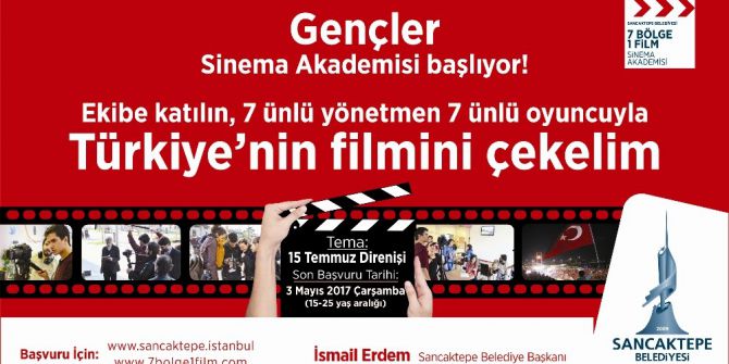Sancaktepe Sinema Akademisi Başlıyor
