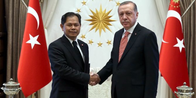 Cumhurbaşkanı Erdoğan, Tayland Büyükelçisi Chirapant’ı Kabul Etti