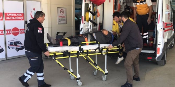 İnşaattan Düşen İşçi Yaralandı