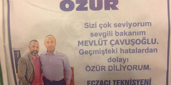 Dışişleri Bakanı’ndan Gazete İlanıyla Özür Diledi