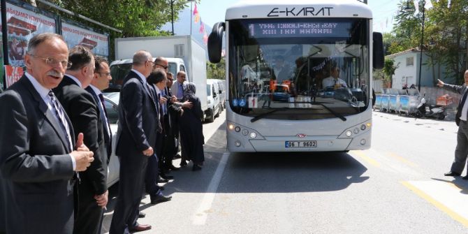 Elektrikli Otobüs Manisa Sokaklarında Test Sürüşüne Çıktı